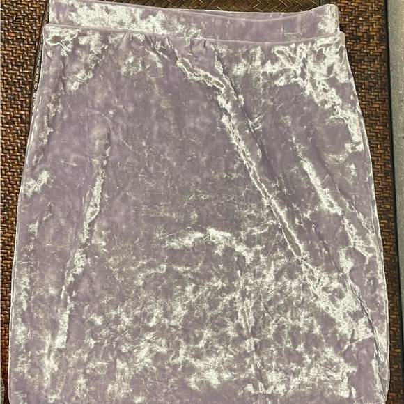 Mini Skirt Set - Forever 21 Cropped Cami Tank Top & Mini Skirt Set Lavender Sz S - Picture 7 of 16